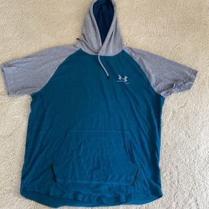 Under Armour Hooded Short Sleeve Sweatshirt